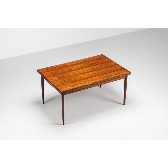 Mid-Century Modern Large Extendable Dining Table in Rosewood by J.L. Møllers, Denmark, 1960 For Sale - Image 3 of 18