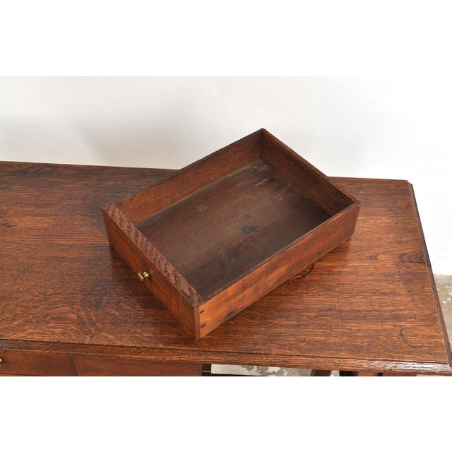 Antique Side Table in Oak, 1900s For Sale - Image 9 of 11