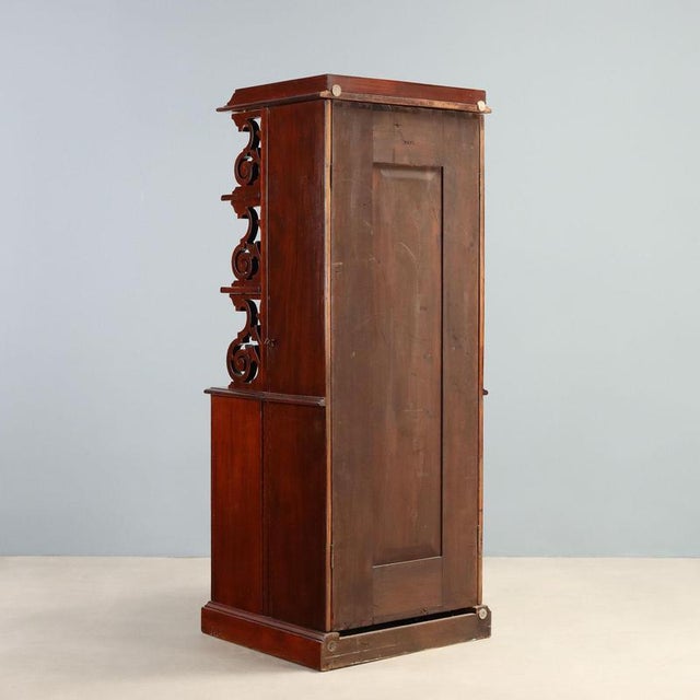 Mahogany Sideboard with Shelves, England, 1900s For Sale - Image 12 of 13