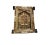Exquisite and uncommon oversized hand-carved wooden wall hanging window, adorned with intricate floral and geometric...