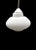 Glass Pendant Lamp in White Milk Glass from Philips Holland, 1960s For Sale - Image 7 of 7