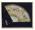 Pair Vintage Japanese Framed Hand Painted Paper Fans on Bamboo For Sale - Image 4 of 5