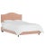 Textile Kenmore Bed in Pink Champagne Luxe Velvet, Twin For Sale - Image 7 of 7