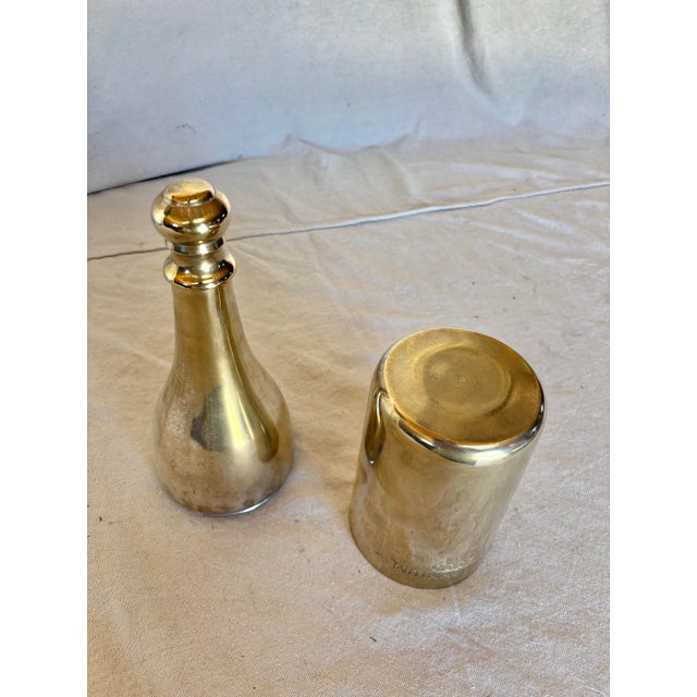 Early 21st Century Silver Plated Brass Champagne Chiller For Sale - Image 11 of 13