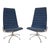 Blue Set of Lounge Chairs by Fritz Hansen, 1983 For Sale - Image 8 of 8