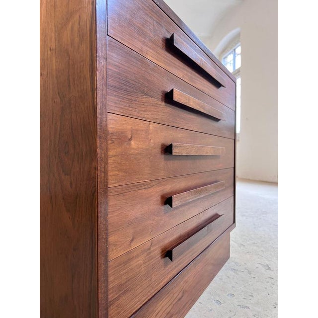 Chest of Drawers in Rosewood, Denmark For Sale - Image 4 of 11