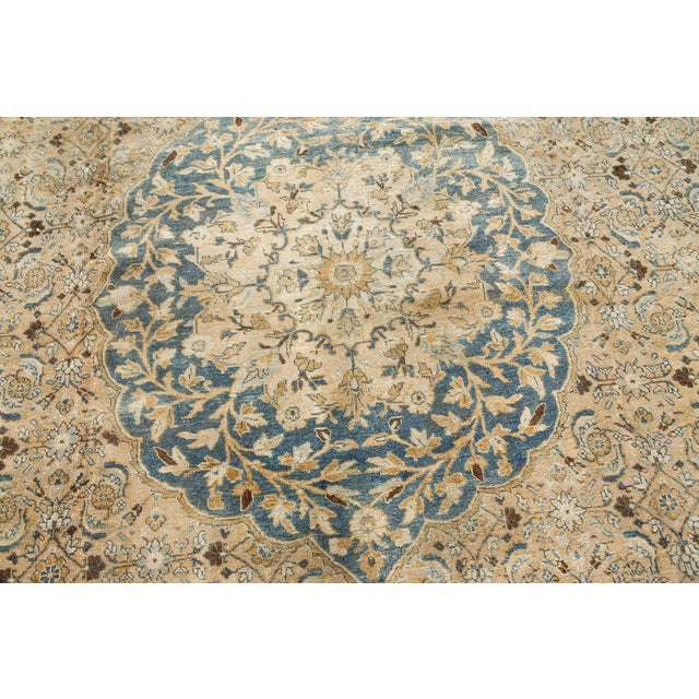 Early 20th Century Fine Antique Persian Tabriz Handmade Wool Rug For Sale - Image 5 of 8