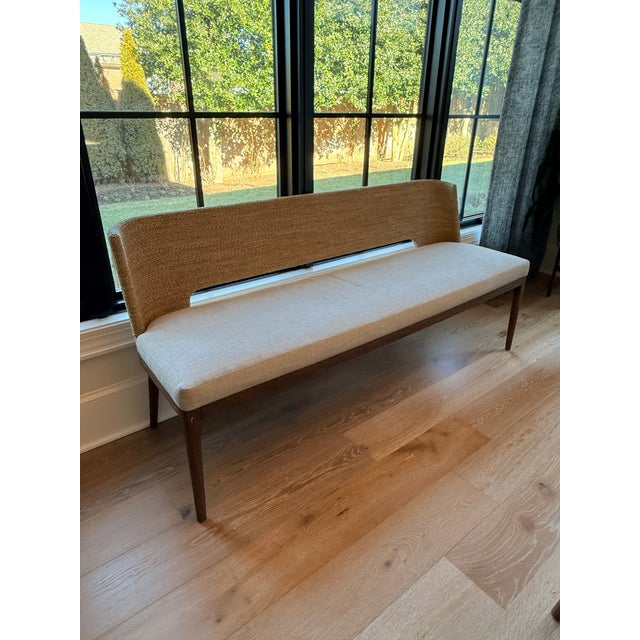 Tan Brownstone Amalfi Bench For Sale - Image 8 of 9