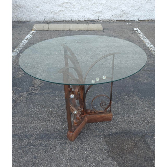 Vintage Handmade Rustic Dining Set Attributed to Carlo De Anda For Sale - Image 15 of 16