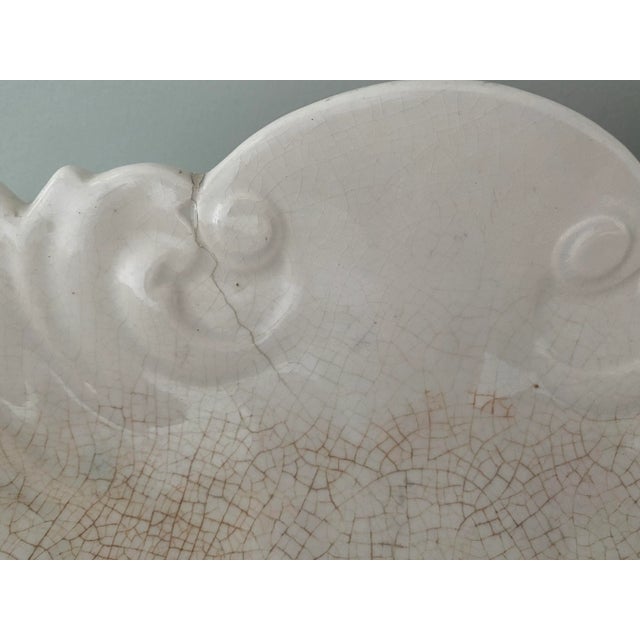 1900 - 1909 Porcelaine Opaque De Gien Pottery Water Urn with Spout For Sale - Image 5 of 13