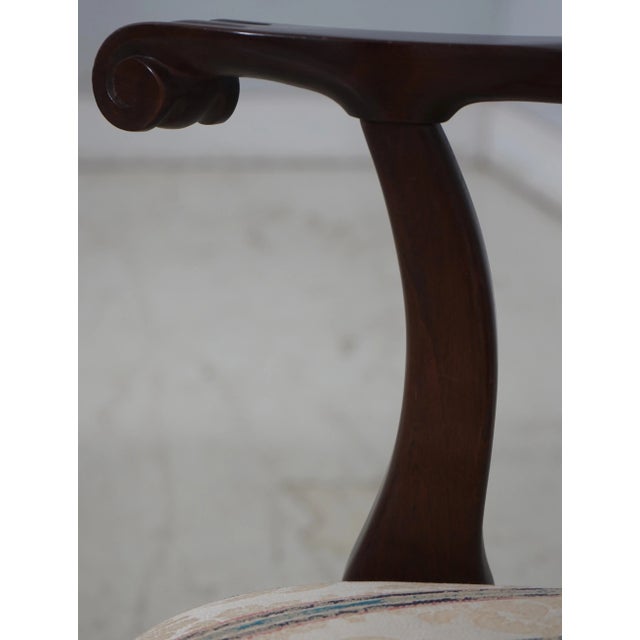Brown Set of 8 Stickley Cherry Philadelphia Dining Chairs For Sale - Image 8 of 18
