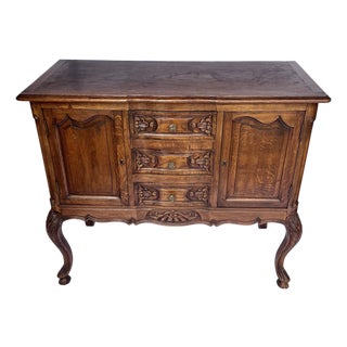 Antique Late 1800s French Oak Sideboard/Buffet For Sale