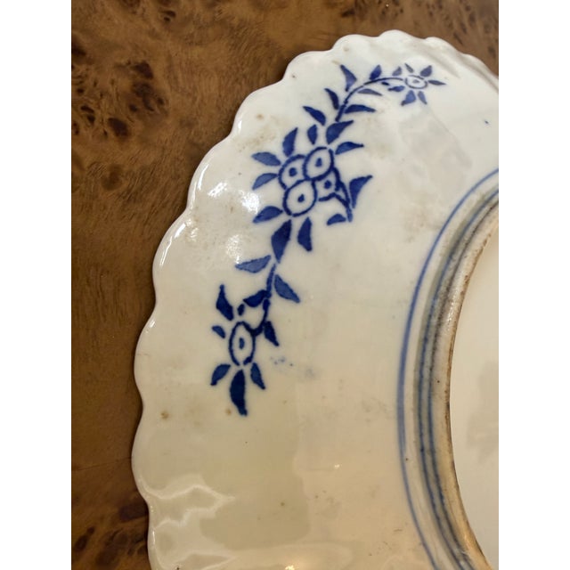 The beautifully scalloped plates make a nice complementary pair. The are both unique but measure the same size and work...