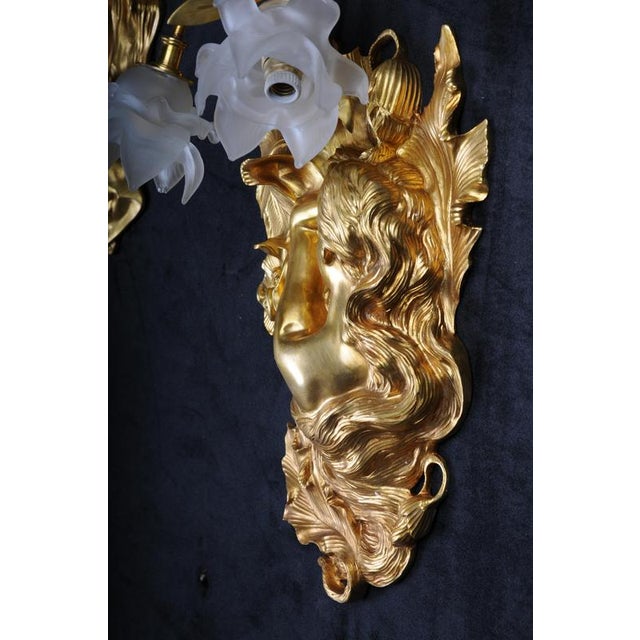 French Art Nouveau Wall Sconces, Paris, Set of 2 For Sale - Image 18 of 18