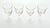 Italian 1990s Murano Torcée Swirl Optic Hand Blown Gold Flakes Stem Wine Glasses - Set of 4 For Sale - Image 3 of 6
