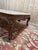 1950s Louis XV Style Coffee Table in Walnut with Marble Top, 1950s For Sale - Image 5 of 9