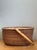 Vintage Shaker Handled Woven Rattan Basket For Sale - Image 12 of 16