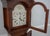 Wood Elmer Stennes Mahogany Dropleaf Dwarf Grandfather Hall Clock For Sale - Image 7 of 12