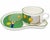 Contemporary Vintage Tennis Racket Coffee Cup Saucer Set Ceramic For Sale - Image 3 of 11