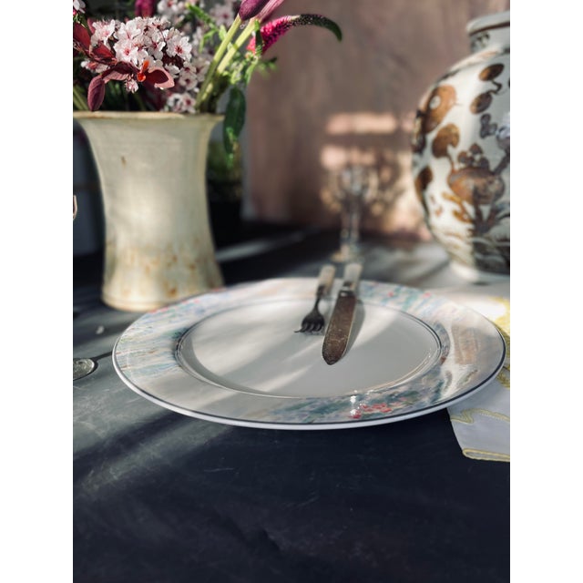 Mikasa Vintage Mikasa Platter in Monet Pattern For Sale - Image 4 of 12