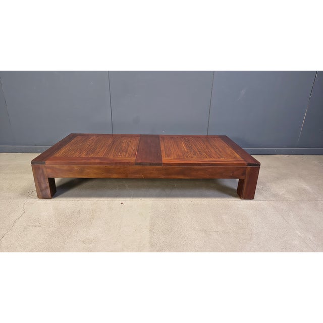 Coffee Table in Bamboo, 1980s For Sale - Image 6 of 10