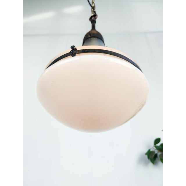 1920s Bauhaus Luzette Pendant Light by Peter Behrens for Siemens, 1920s For Sale - Image 5 of 7