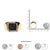 Men's 10K Yellow Gold 1.00 Cttw Cushion Cluster Black and White Diamond Statement Ring (I-J Color, I2-I3 Clarity) - Ring - Size 10 For Sale In New York - Image 6 of 6