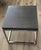 Restoration Hardware Faux Shagreen Cube Side Table With Polished Nickel Base For Sale - Image 9 of 11