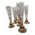 Mid 20th Century Orrefors Nobel Champagne Flutes- Set of 7 For Sale