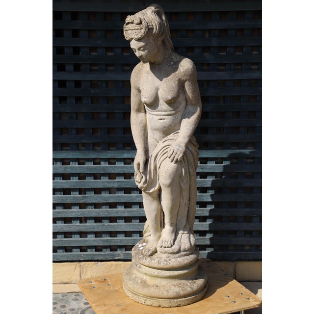 Stone Stone Garden Statue, 1900s For Sale - Image 7 of 7