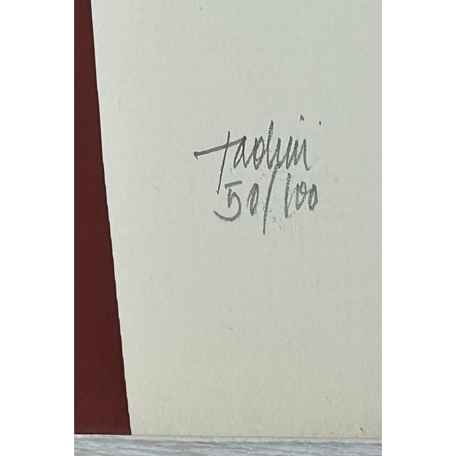 Emilio Tadini, Composition, 1974, Screen Print For Sale - Image 4 of 6