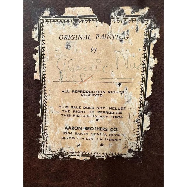 Paint Classic Vertical Nude - Mixed Media by Leon Dusso For Sale - Image 7 of 7