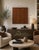 Striking vintage wall sculpture by American artist John Baughman from the celebrated “Weave” Series, signed and dated to...
