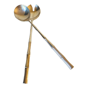 Mid 20th Century Italian Salad Serving Utensils- a Pair