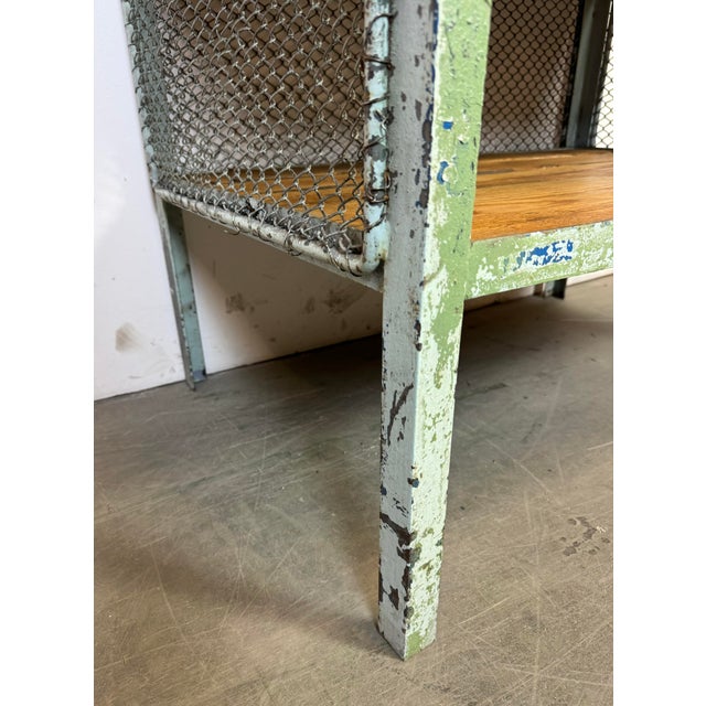 Industrial Green Shelf, 1960s For Sale - Image 14 of 18