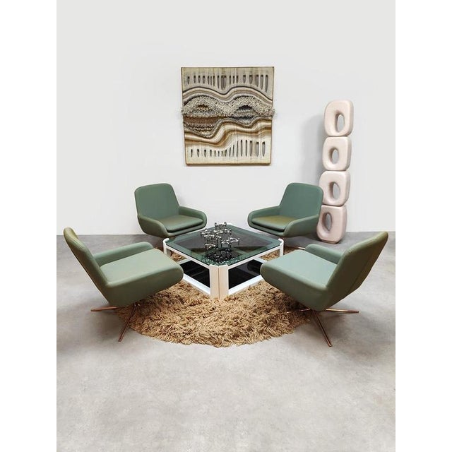 Vintage Space Age Italian Smoked Glass Coffee Table, 1970s For Sale - Image 10 of 10