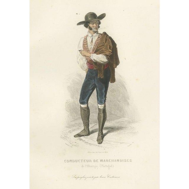 Iberian Costume Engravings, 1850, Engraving For Sale - Image 9 of 15