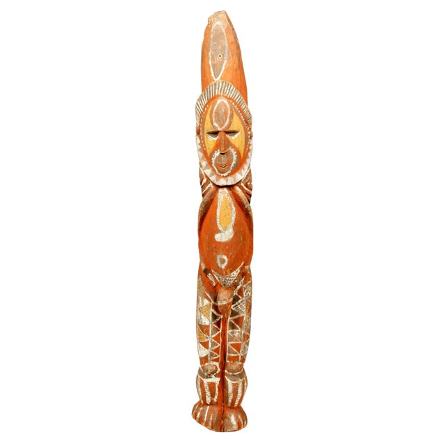 Yam Ancestor Figure TOTEM Pole Papua New Guinea with Provenance For Sale - Image 11 of 11
