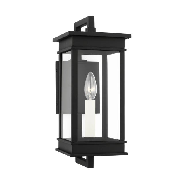 Treated to a textured black finish, Cupertino outdoor series from designer Chapman & Myers adds a classic note to its...
