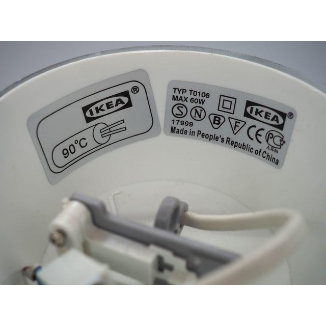 White Ceramic Stilleben Pendant Lamp by IKEA, Sweden, 1990s, Set of 2 For Sale - Image 9 of 11
