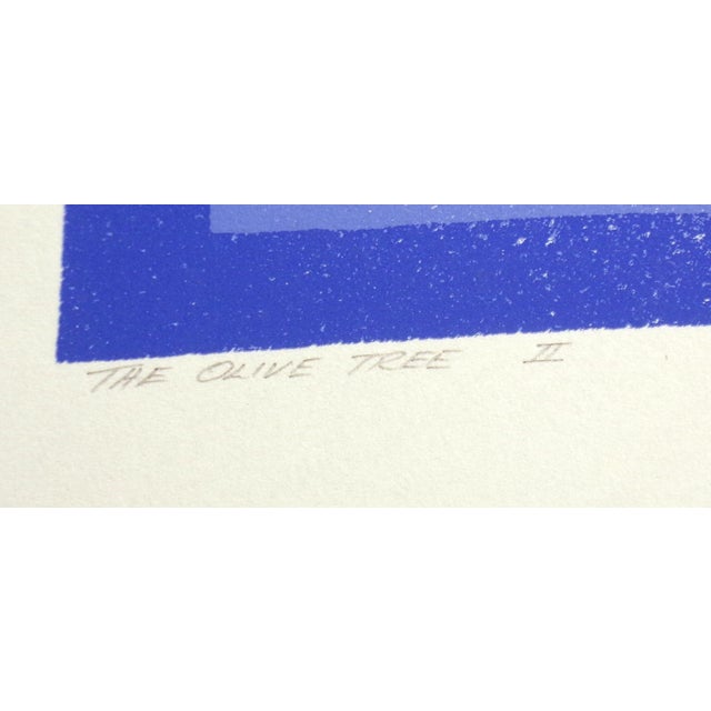 1980s Richard Gilbert "The Olive Tree Ii" Signed & Numbered Serigraph Fine Art For Sale In Denver - Image 6 of 8