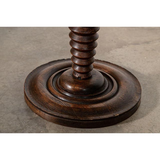 Antique French Bobbin Fruitwood Table, 1880 For Sale - Image 3 of 10