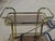 Rolling Serving Cart in Gilded Metal and Glass, 1980s For Sale - Image 12 of 18