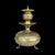 A striking antique 19th century Dutch candlestick holder / pricket. The piece is crafted from brass and is supported by...
