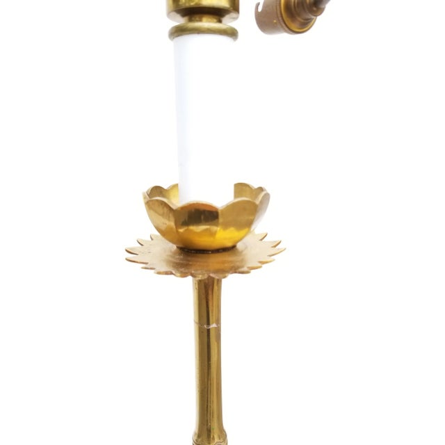 Maison Bagues Bronze Floor lamp, 3 lights, 100 watts main, 75 watts side