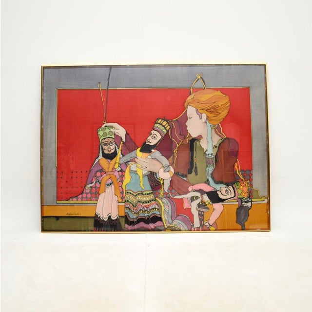 Marionettes, Silkscreen Print, 1970s, Framed For Sale - Image 9 of 9