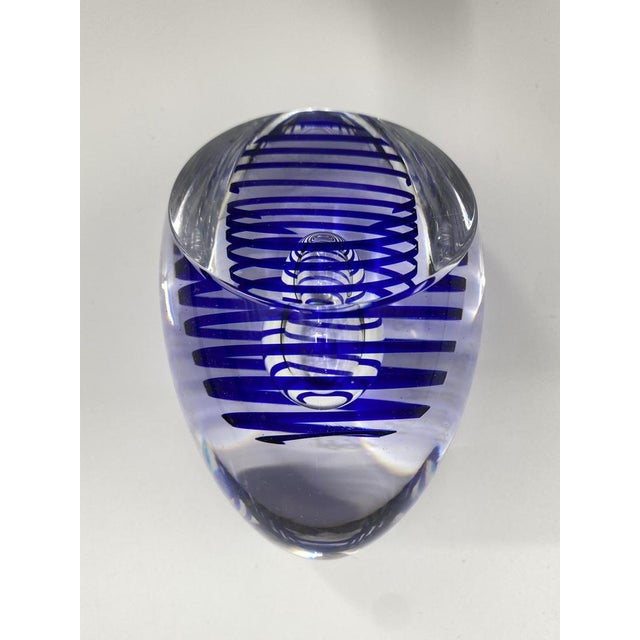 Glass Art Object / Paperweight from Studio Åhus, Sweden, 1991 For Sale - Image 16 of 18