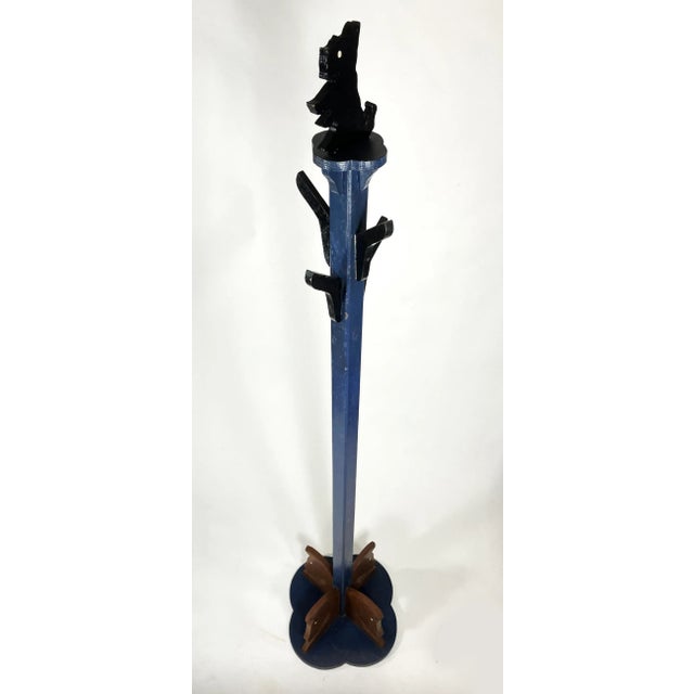Late 20th Century Folk Art Children's Coat Rack For Sale - Image 5 of 11