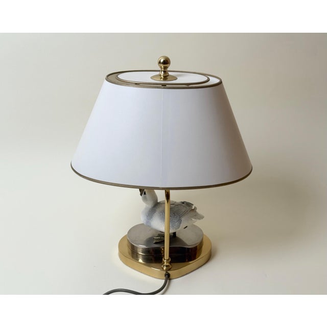 Brass and Resin Duck Table Lamp by Elli Malevolti, Italy, 1970s For Sale - Image 9 of 15