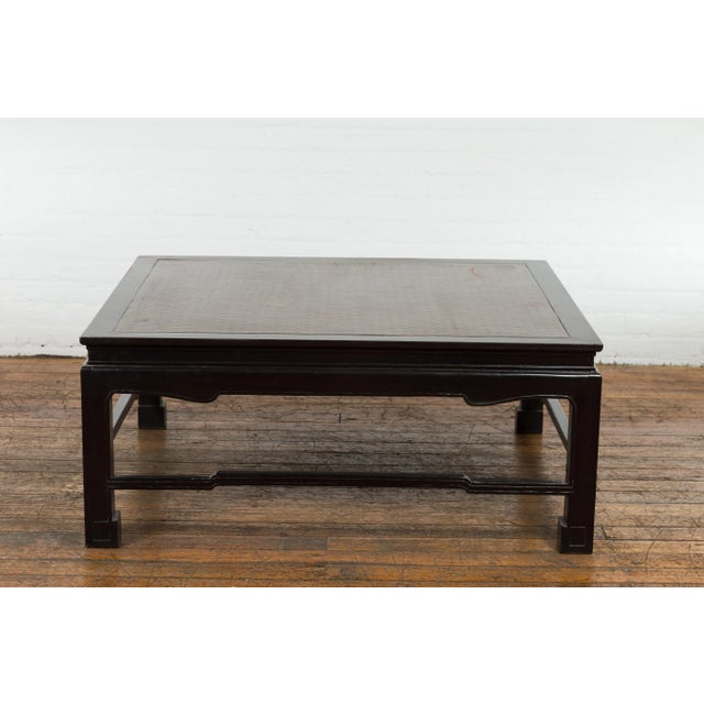 Mid-Century Modern Vintage Negora Lacquered Square Coffee Table For Sale - Image 3 of 12